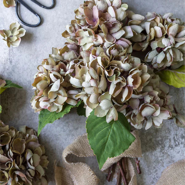 Faux Hydrangea Dusk Stem