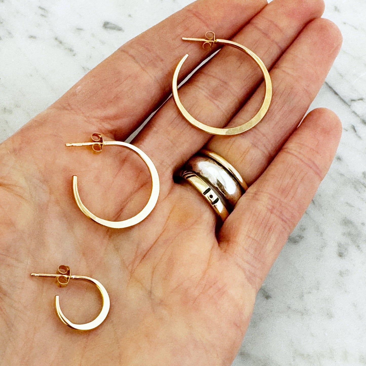 Jeannie Hoop Earrings