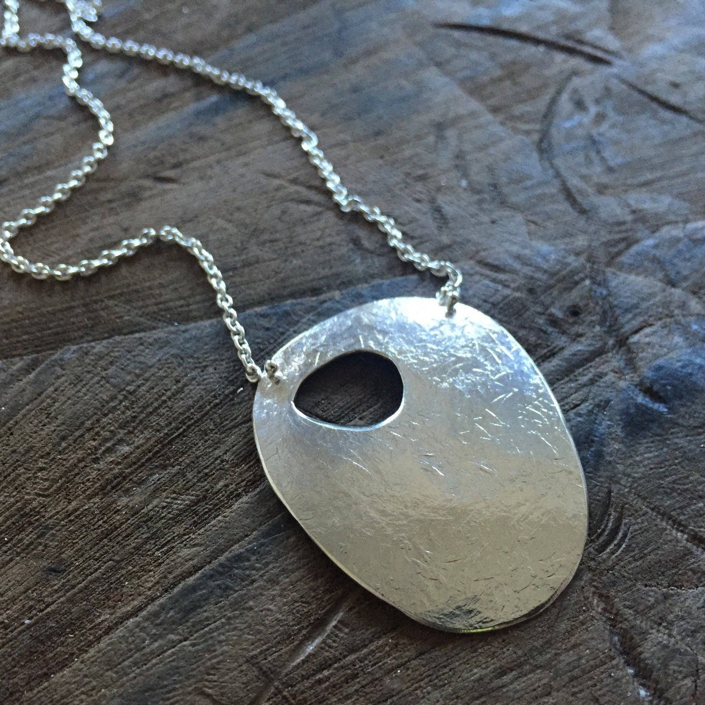 Eroded Pebble Necklace