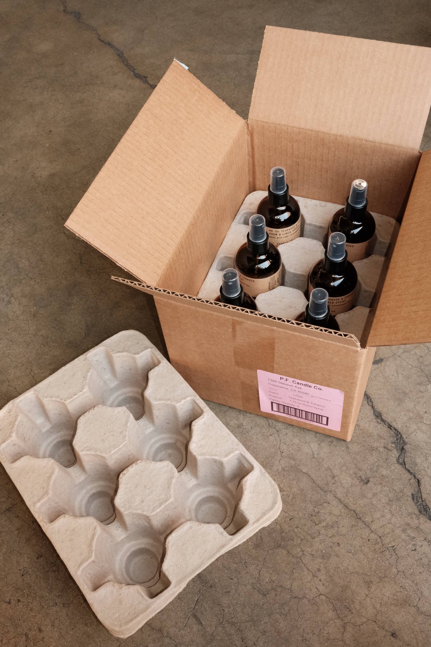 P.F. Candle Teakwood & Tobacco Room & Linen Spray