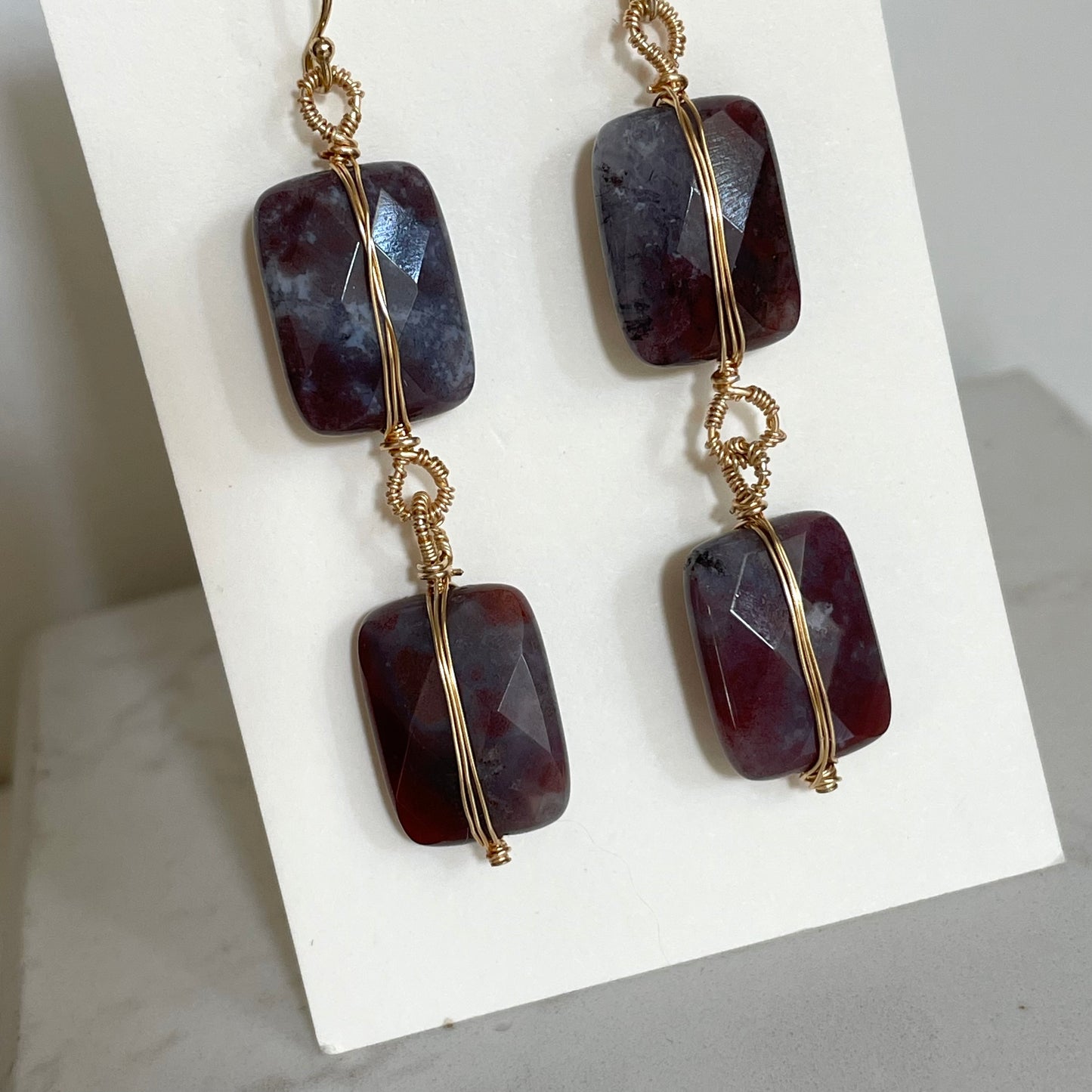 Fancy Jasper Earrings