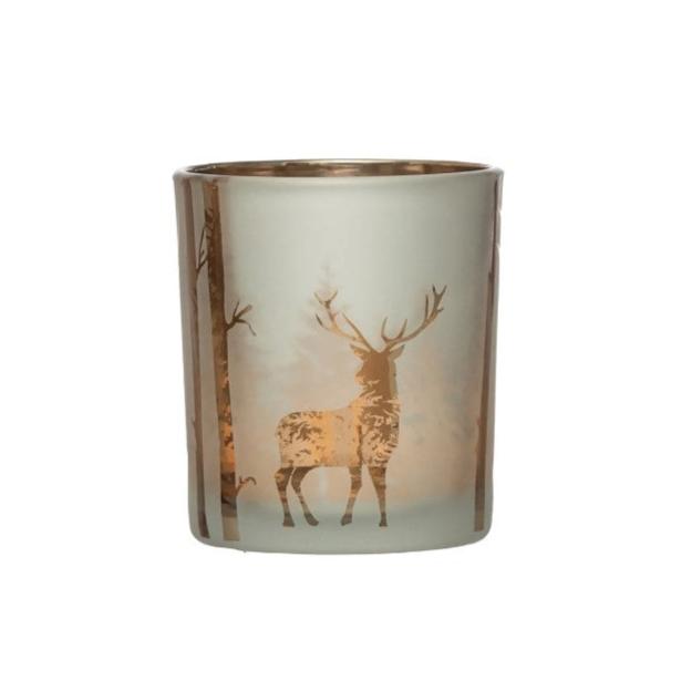 Mercury Glass Candle Holder
