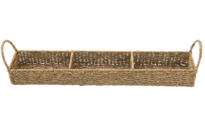 Hand-Woven Seagrass Tray