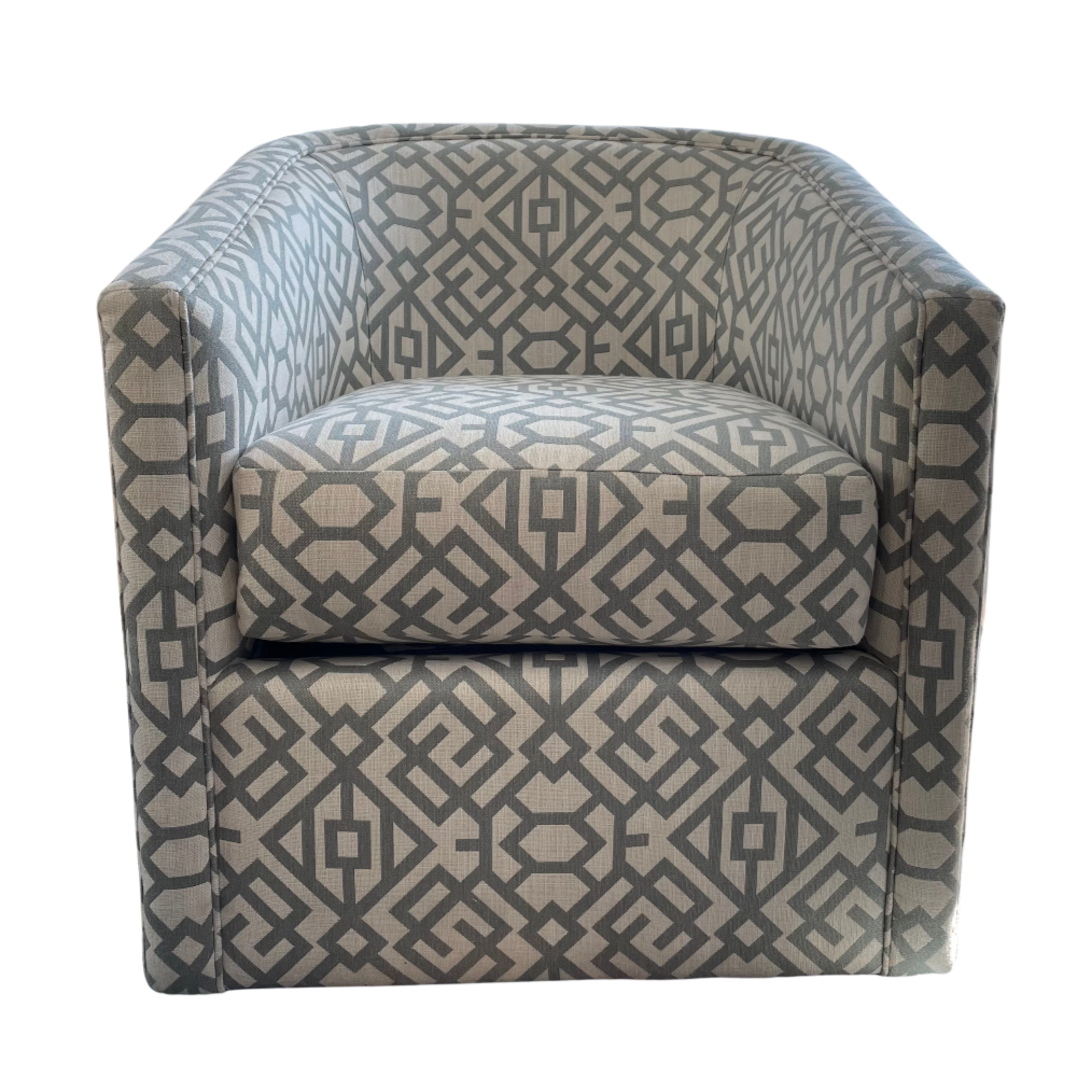 Monica Upholstered Swivel Chair