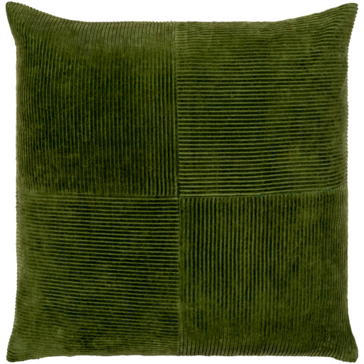 Green Corduroy Pillow