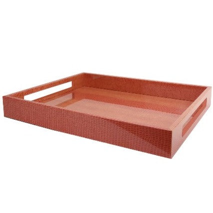 Orange Croc Serving Tray