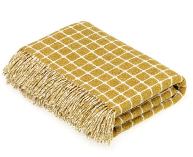 Athens Check Lambswool Throw - HOME