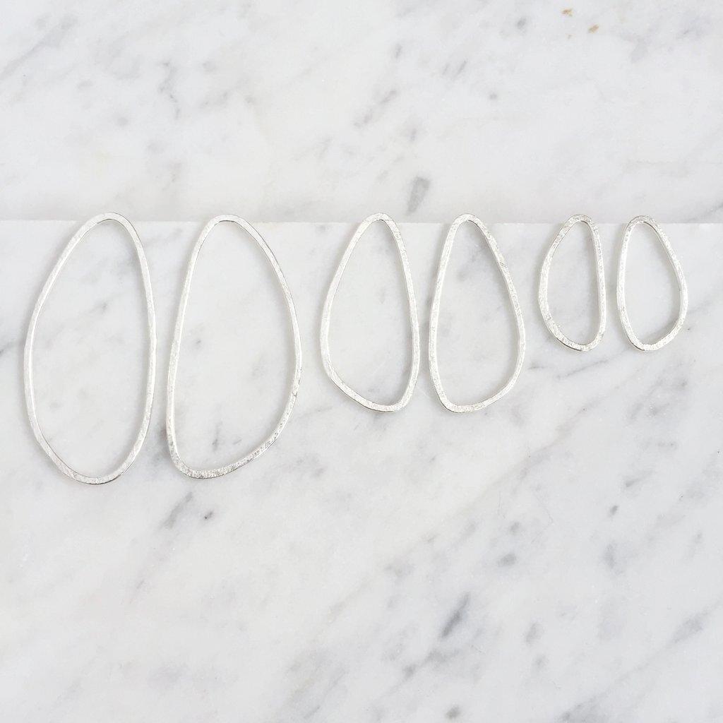 Organic Oval Studs - HOME