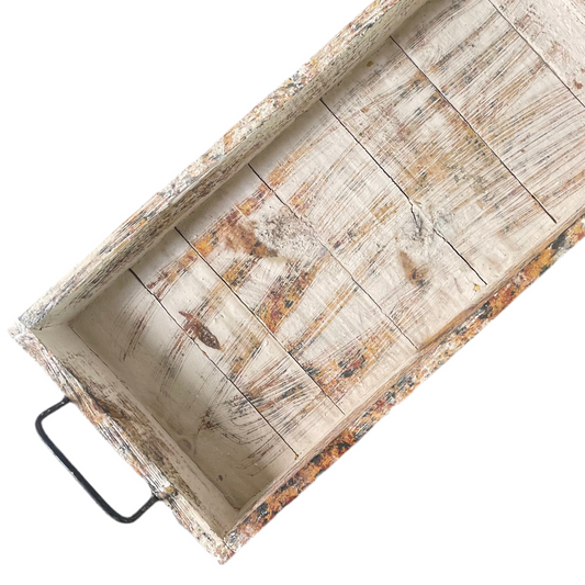 White Vintage Tray
