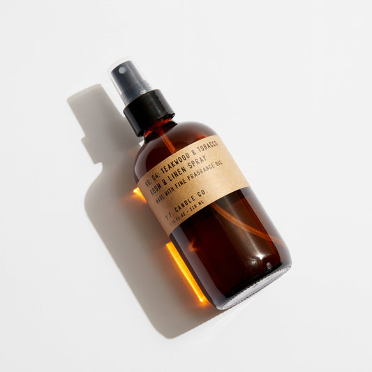 P.F. Candle Teakwood & Tobacco Room & Linen Spray