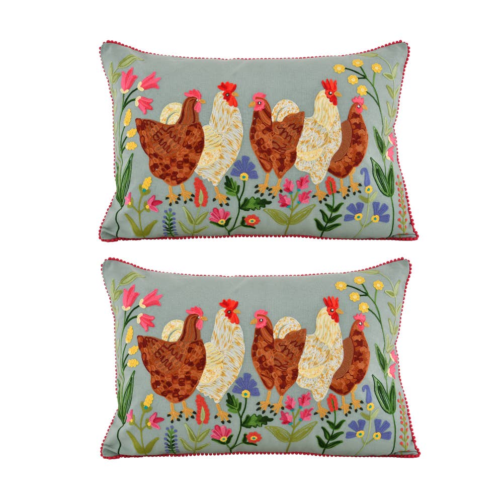 Rooster Selfie Pillow