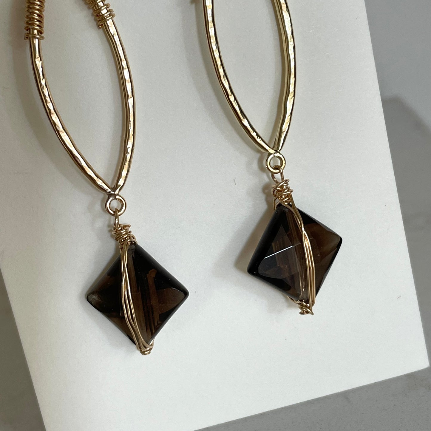 Smoky Quartz Earrings