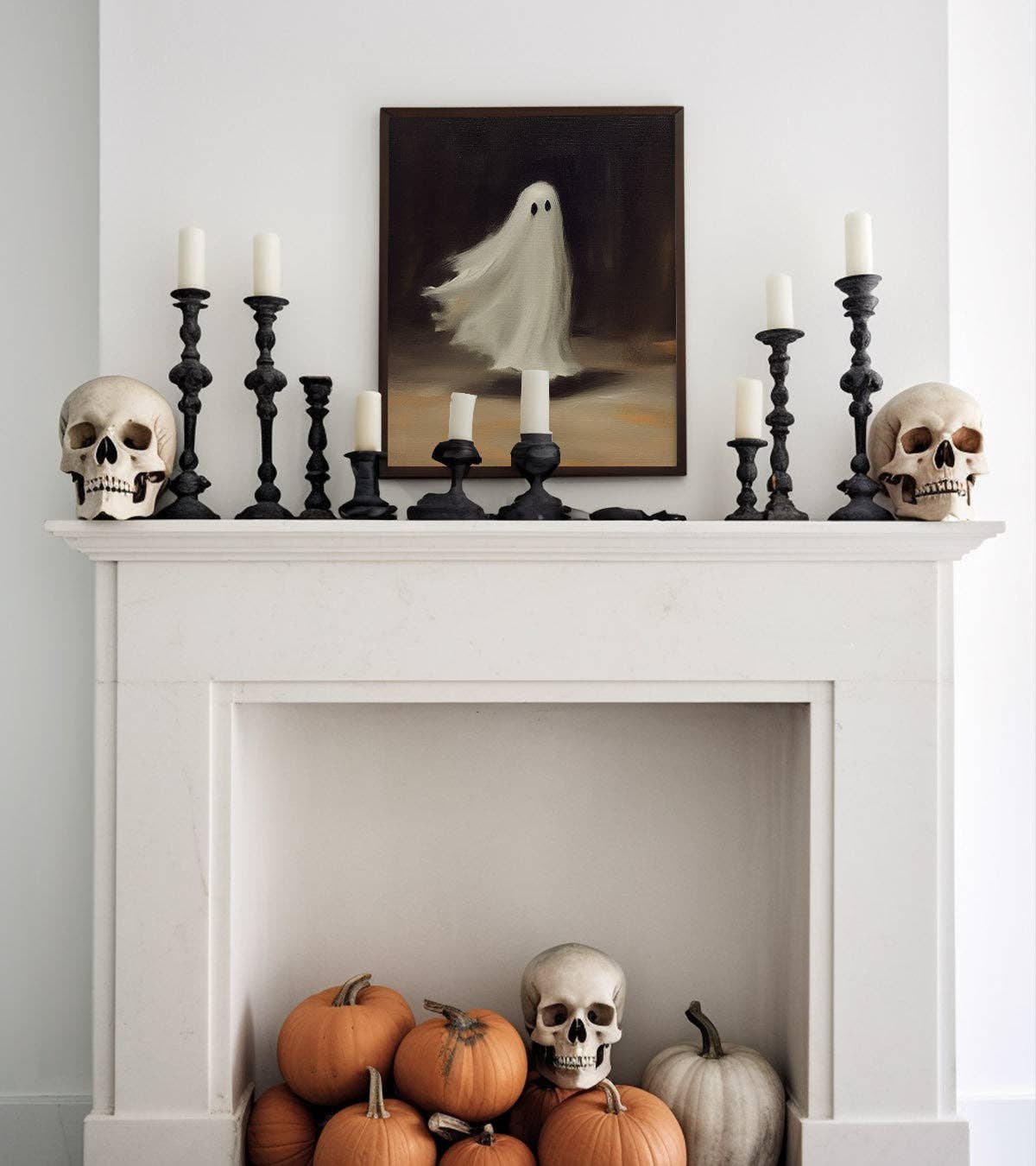 Flying Ghost Art Print