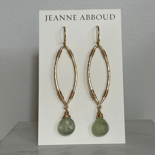 Prehnite Earrings