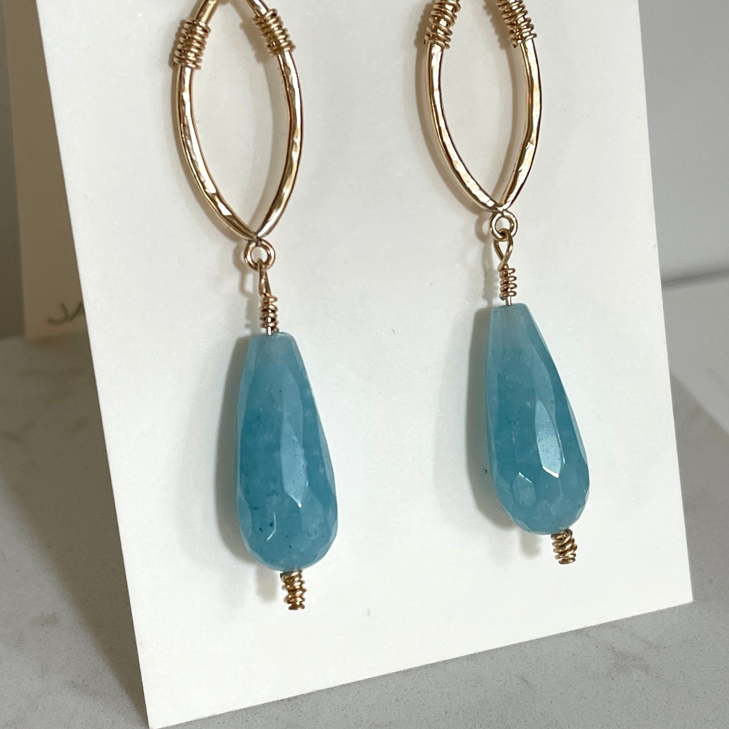 Blue Quartz Earrings