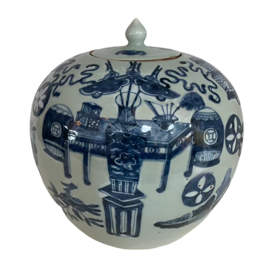 Chinoiserie Ginger Jar