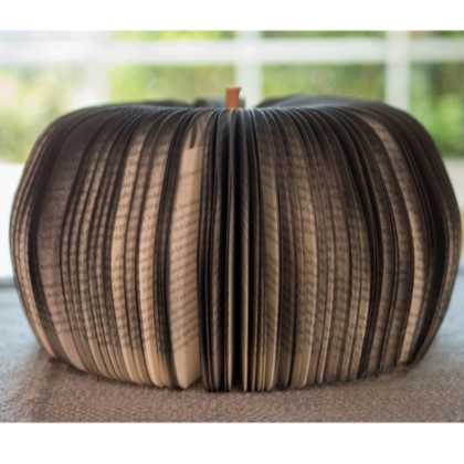 Upcycled Book Pumpkins