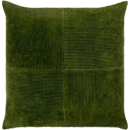 Green Corduroy Pillow