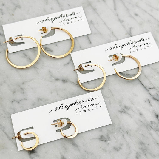 Jeannie Hoop Earrings