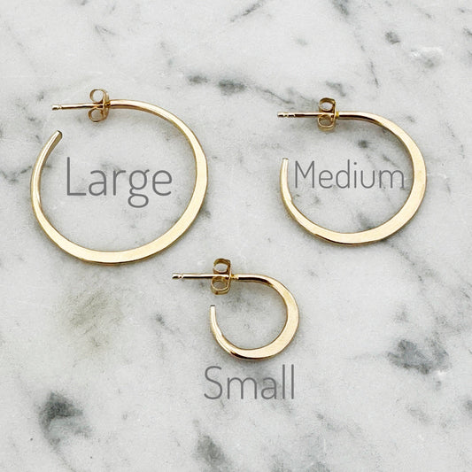 Jeannie Hoop Earrings