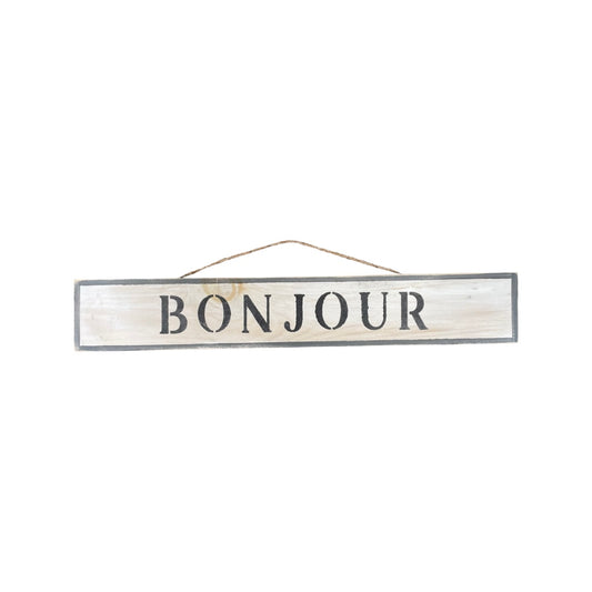 Bonjour Sign
