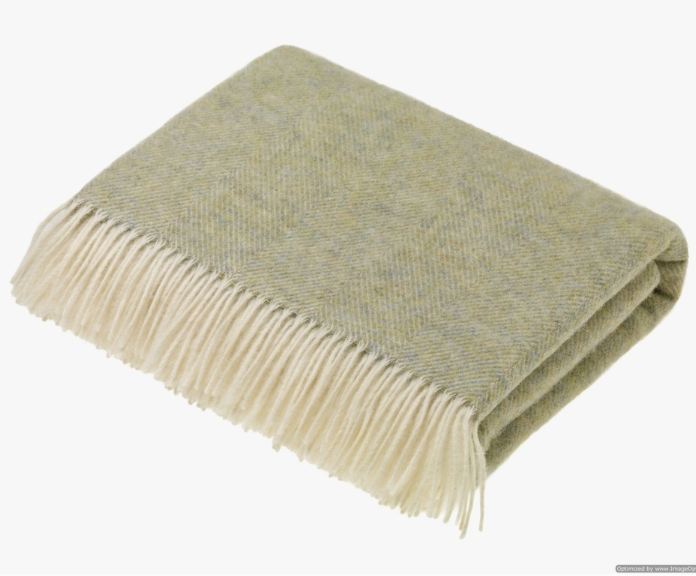 Shetland Wool Throw - Herringbone