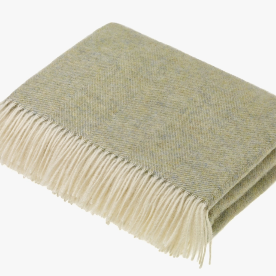 Shetland Wool Throw - Herringbone