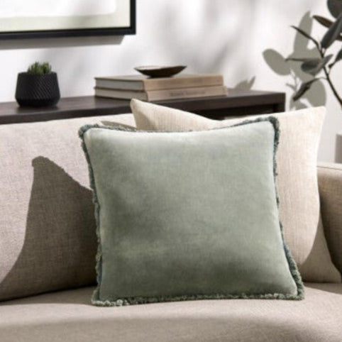 Cotton Velvet Accent Pillow