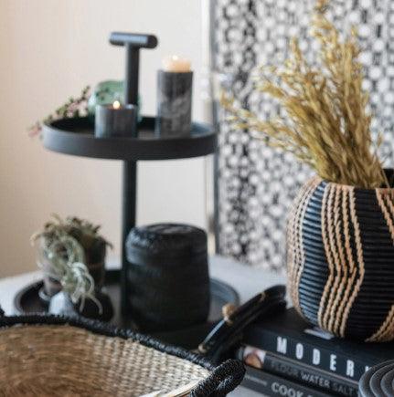 Mango Wood 2-Tier Tray - HOME