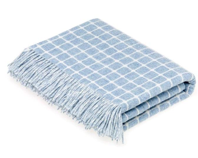 Athens Check Lambswool Throw - HOME
