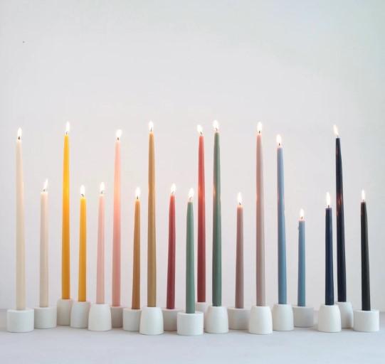 Dipped Taper Candles - HOME