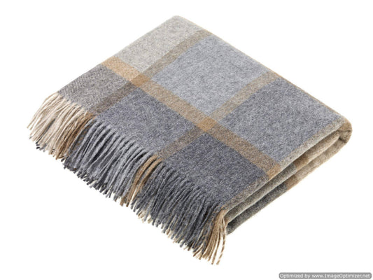 Block Window Lambswool Throw - HOME