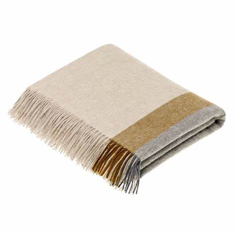 Lambswool Throw - Harley Stripe