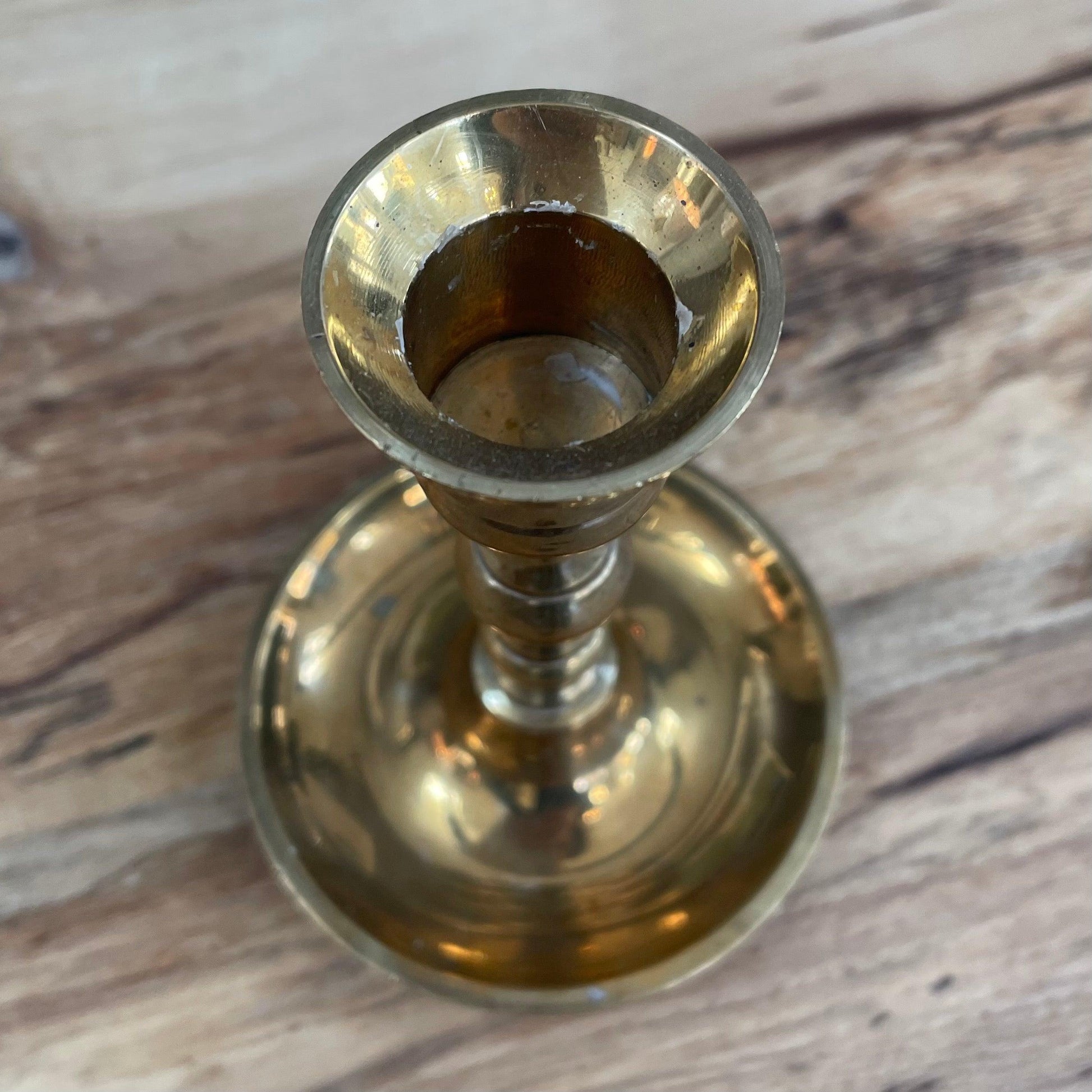 Brass candlestick holder - HOME