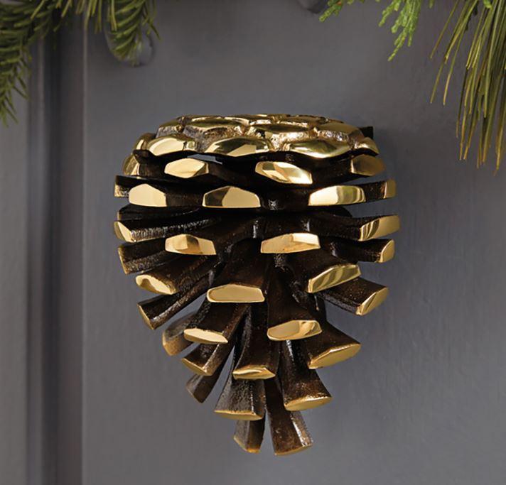 Pine Cone Door Knocker - HOME