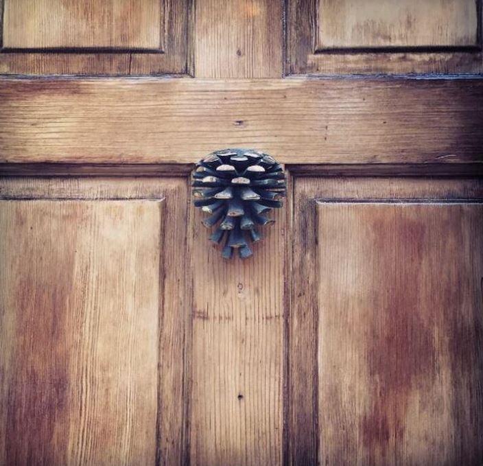 Pine Cone Door Knocker - HOME