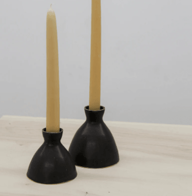Ceramic taper candle holder - HOME