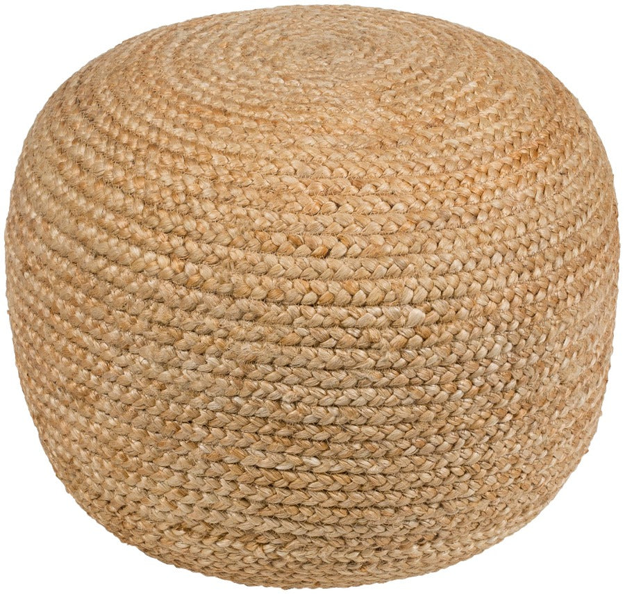 This Tropics Ottoman will add a touch of boho charm to any decor space. Delicately woven from Jute, Polybeads, and Jute in India, this piece promises to be both durable and stylish.