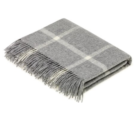 Lambswool Throw - Windowpane